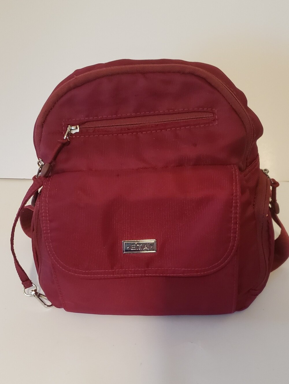 E.T.A. Maroon Crossbody Backpack-Organizer Bag